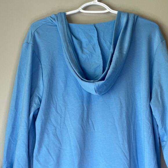 NWT! Green Tea Blue Half Sleeve Sweatshirt Size XXL - Picture 12 of 16